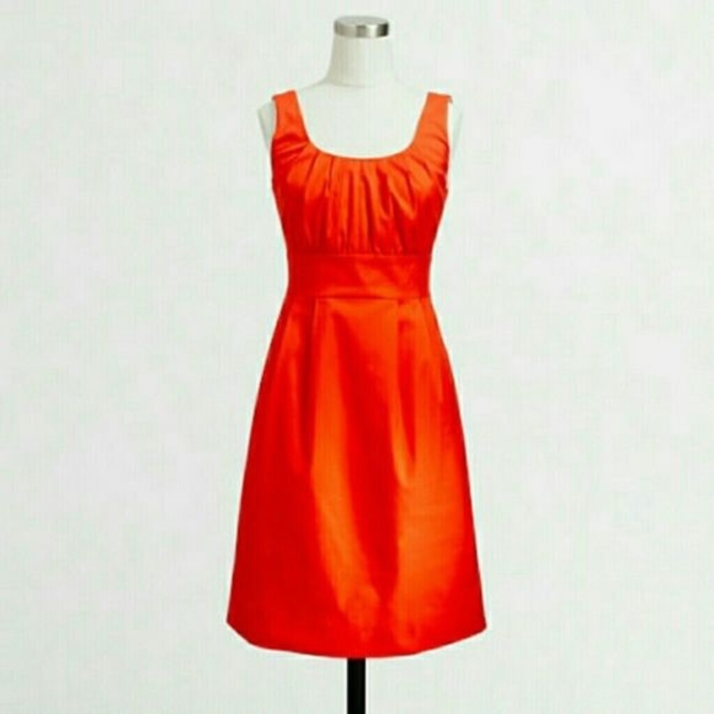 J Crew Pleated Dress With Empire Waist